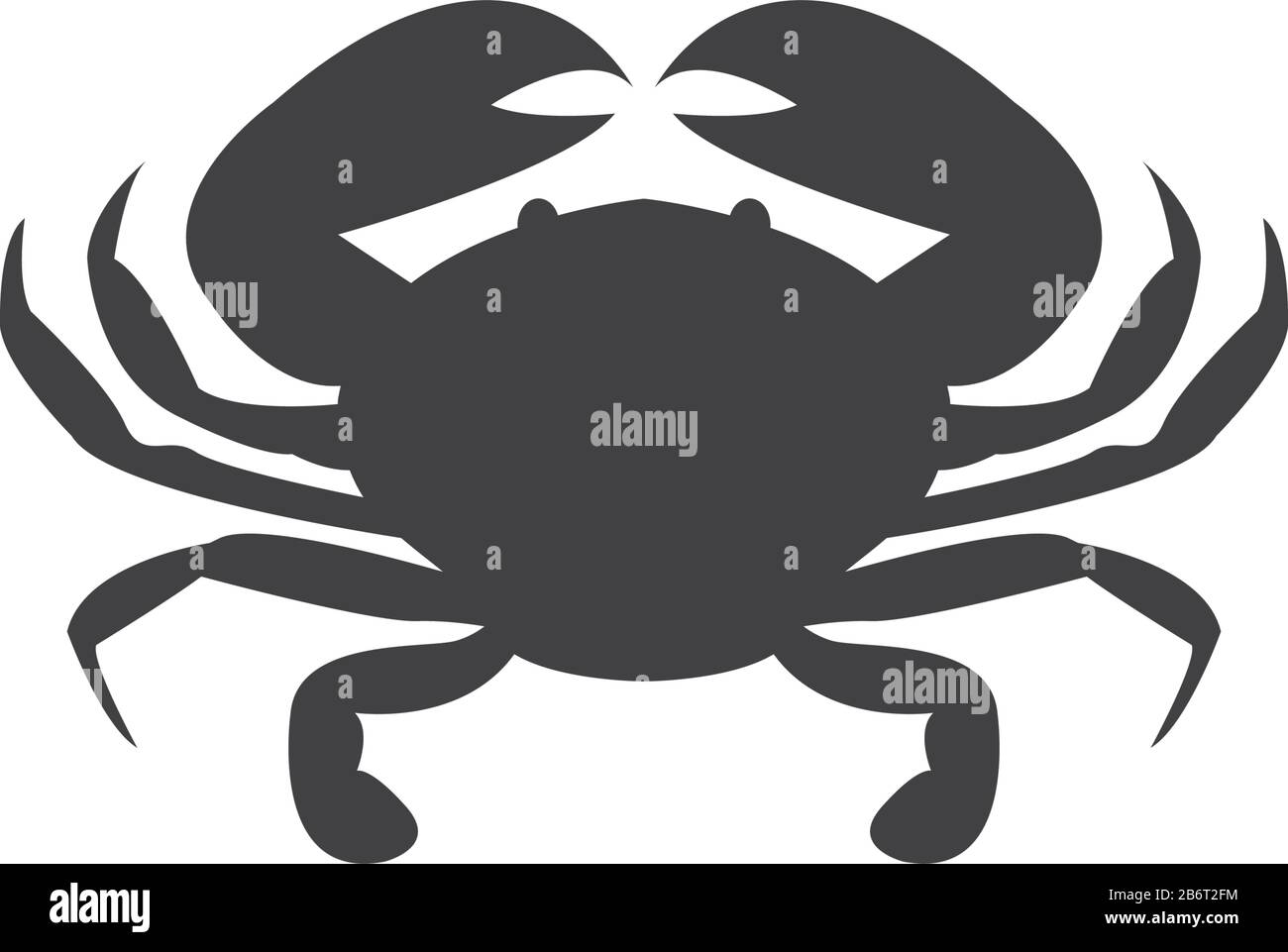 Crab graphic design template vector isolated Stock Vector Image & Art