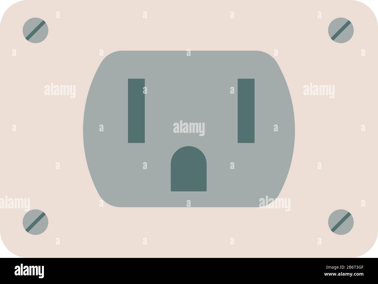 electric connection socket isolated icon Stock Vector Image & Art - Alamy