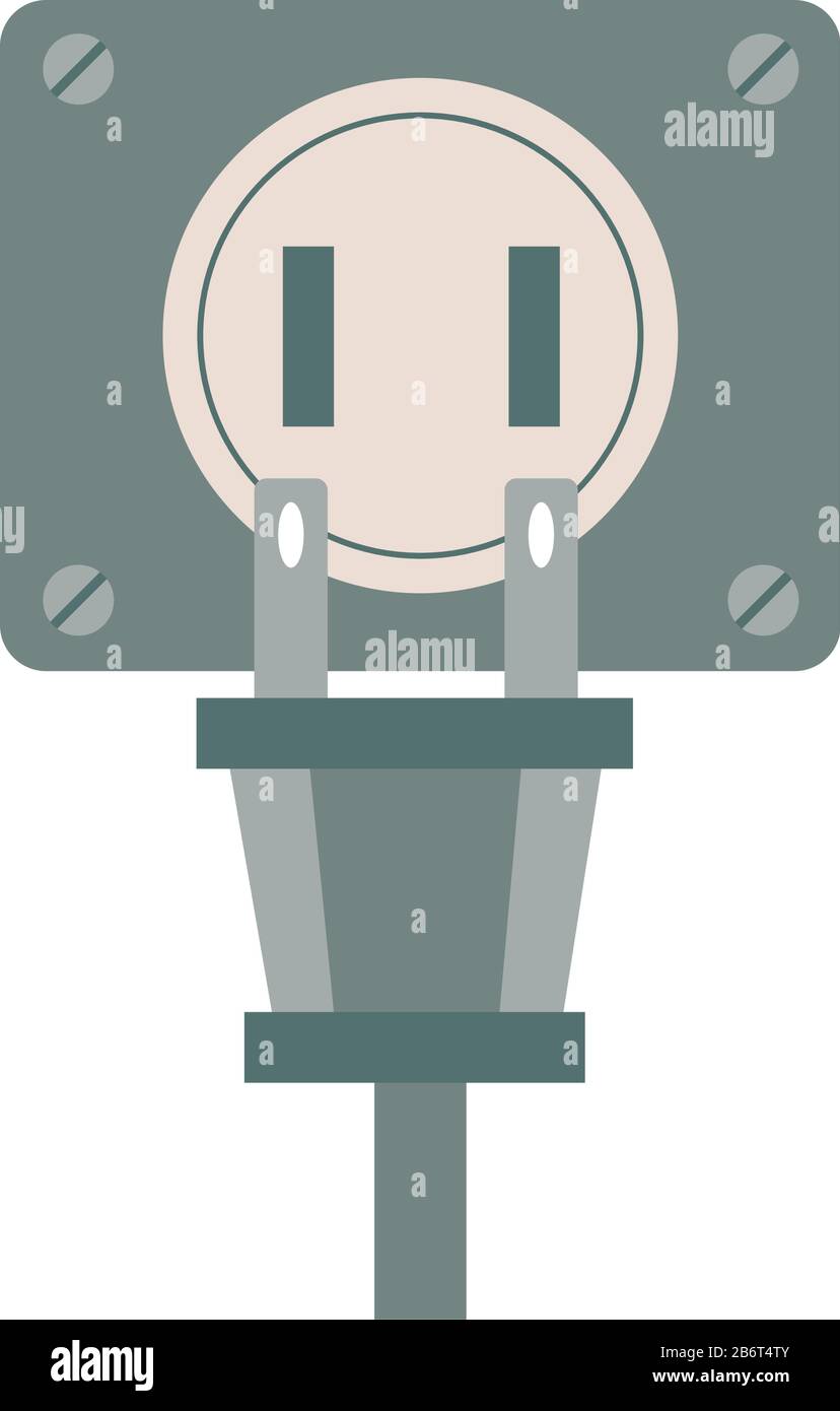 energy connector plug isolated icon Stock Vector Image & Art - Alamy