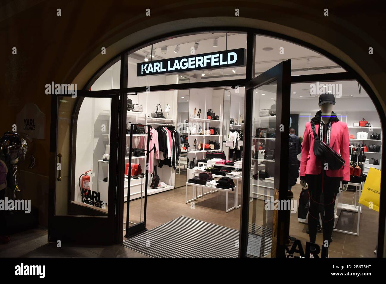 A view of a Karl Lagerfeld store Stock Photo - Alamy