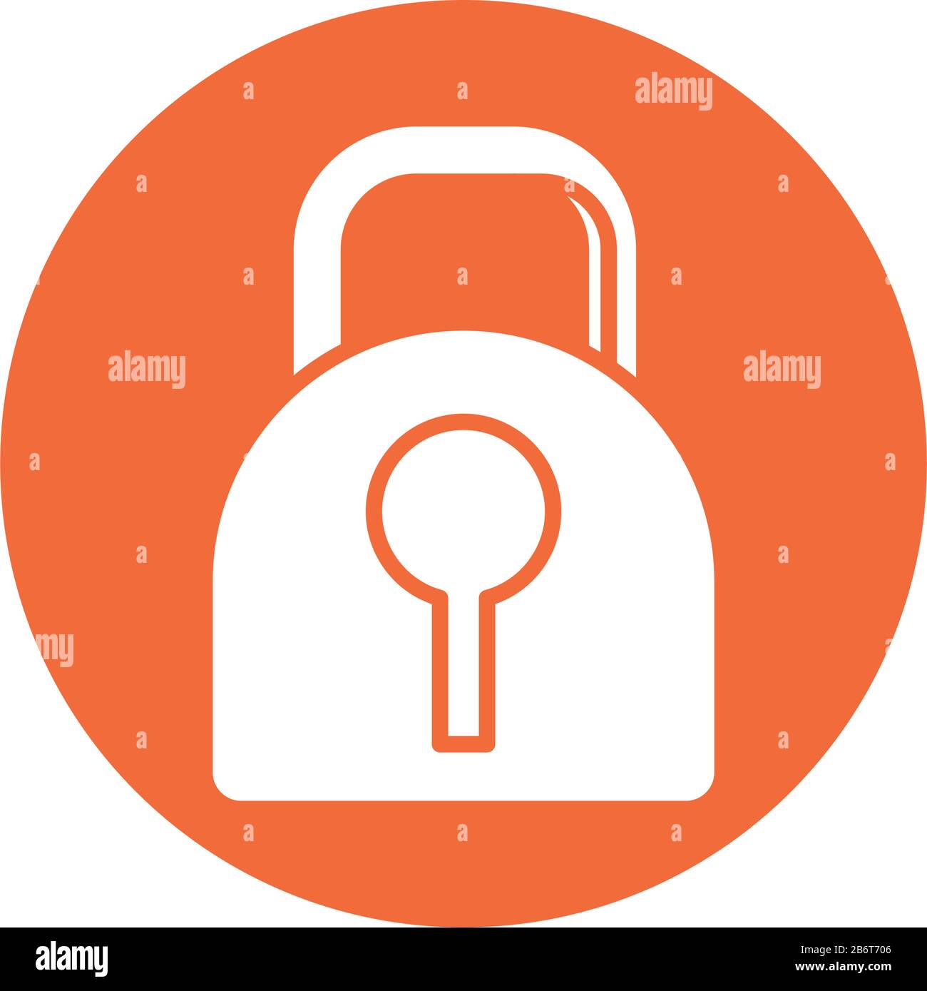 closed padlock , silhouette style icon vector illustration design Stock ...
