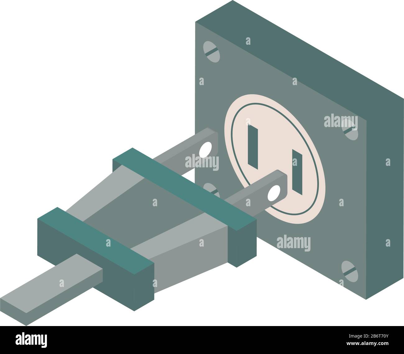 energy connector plug isolated icon Stock Vector Image & Art - Alamy