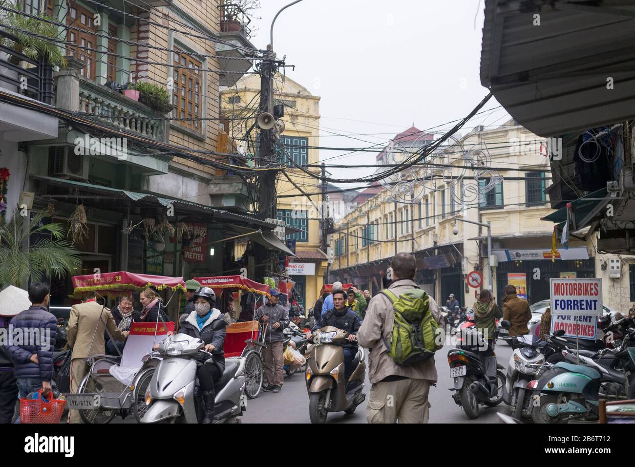 French Quarter Street Photography Stock Photo - Alamy