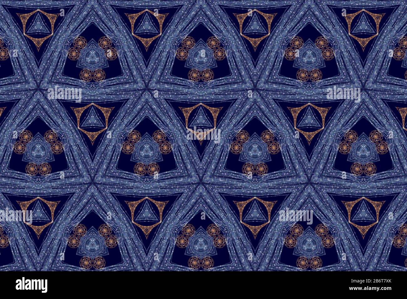 Shiny blue glitter triangle geometric seamless pattern Stock Photo - Alamy