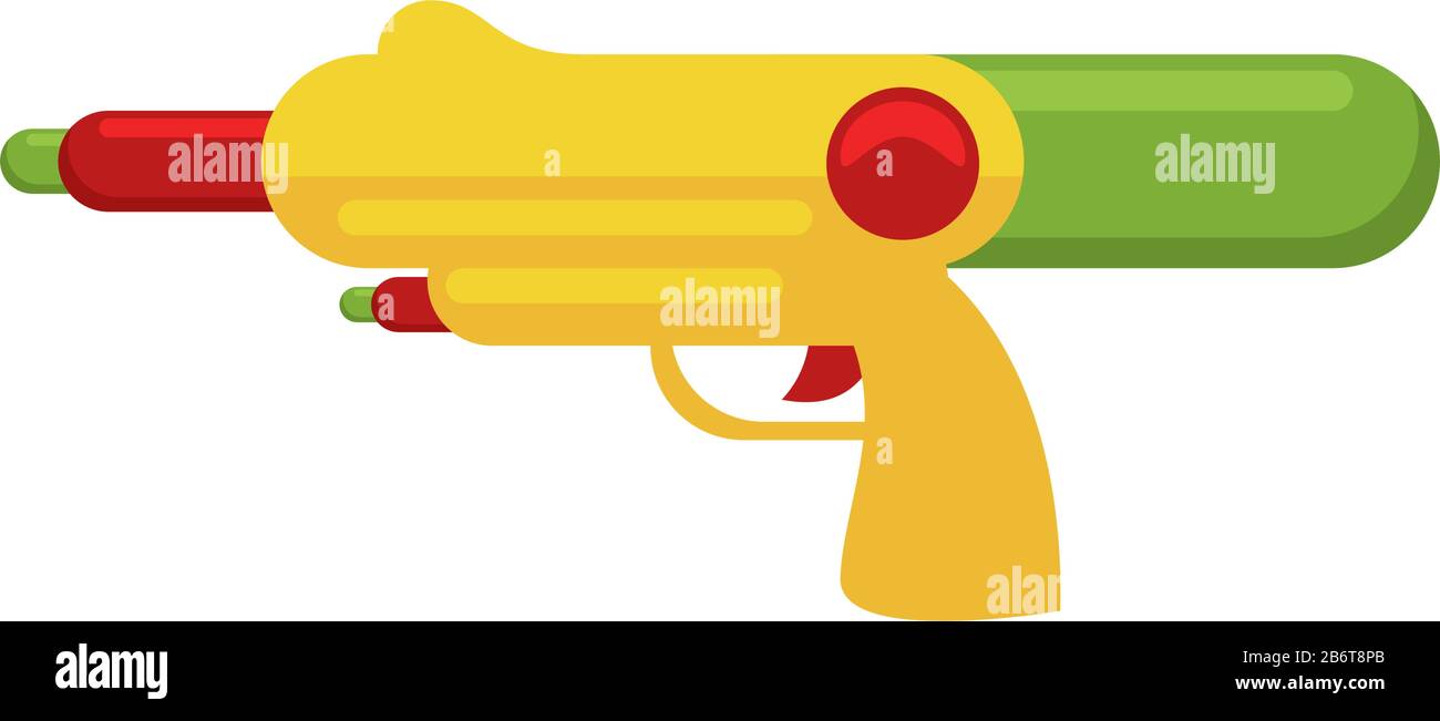 water gun toy isolated icon Stock Vector Image & Art - Alamy