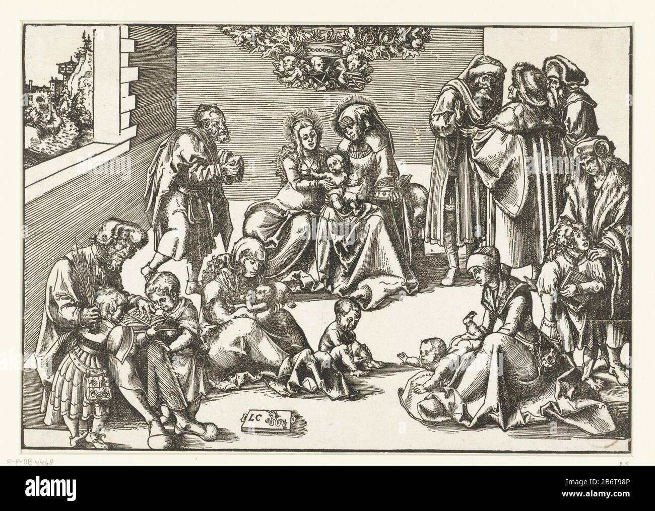 Heilige Maagschap Holy Kinship or Saint Anne's family shows all