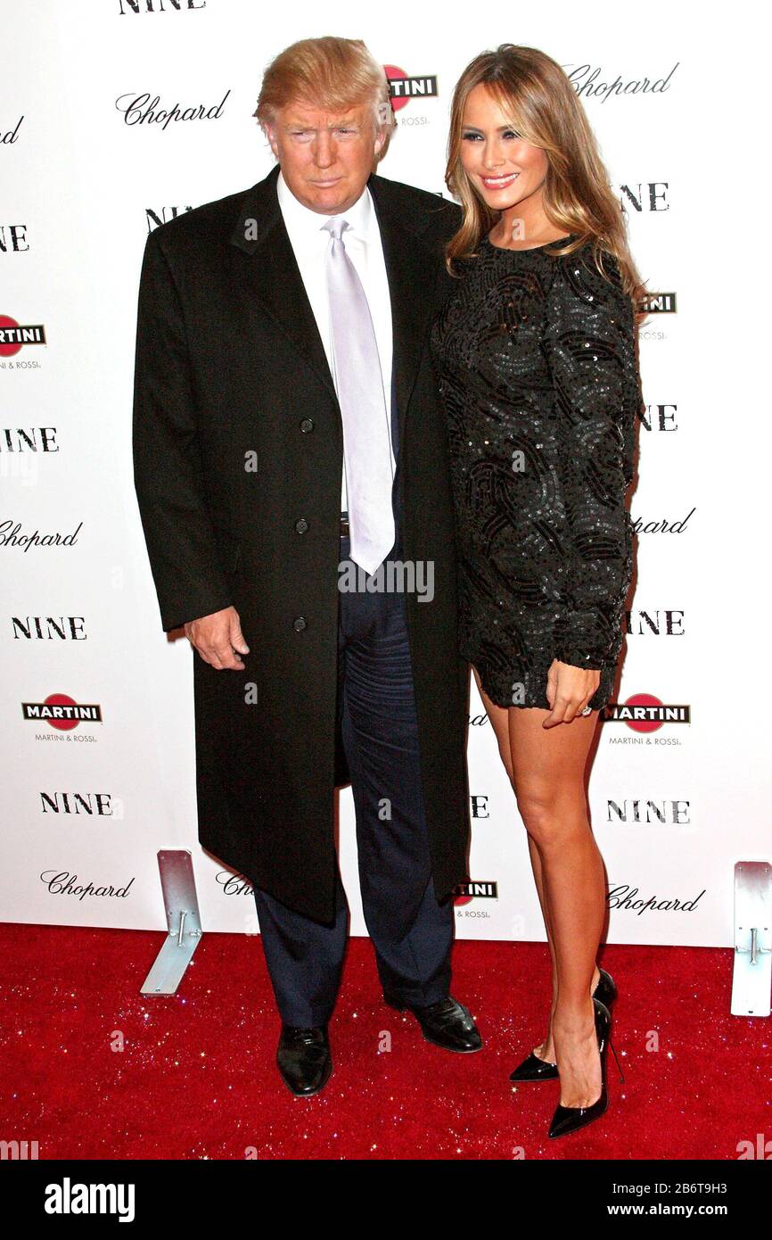 Donald trump melania knauss new hi-res stock photography and images - Alamy