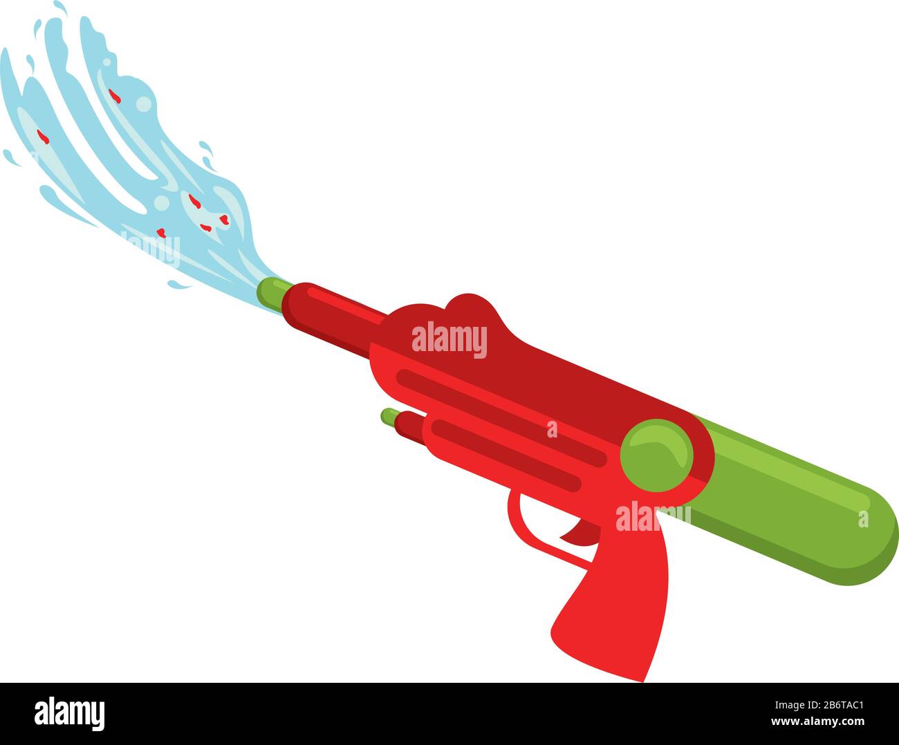 water gun toy isolated icon Stock Vector Image & Art Alamy