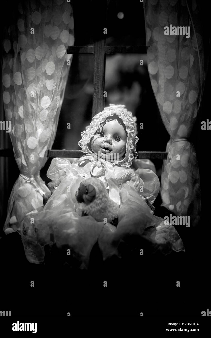 scary black doll