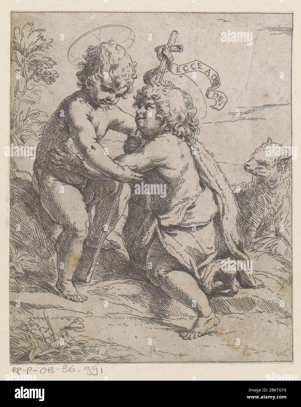 Het Christuskind en de jonge Johannes de Doper The Christ Child and the ...
