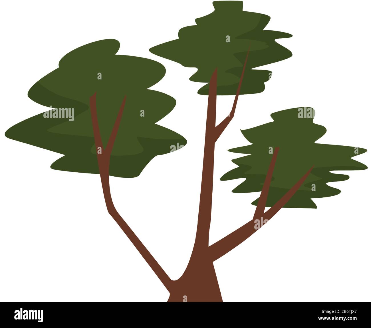 tree plant nature isolated icon Stock Vector Image & Art - Alamy