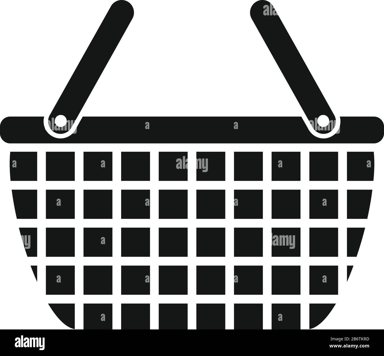 Traditional wicker icon. Simple illustration of traditional wicker ...