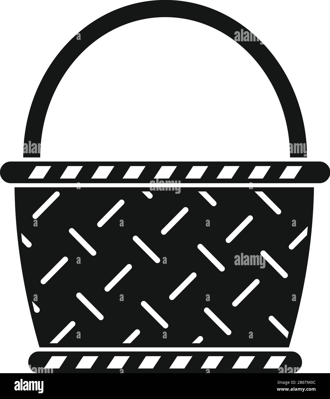 Wicker icon. Simple illustration of wicker vector icon for web design ...