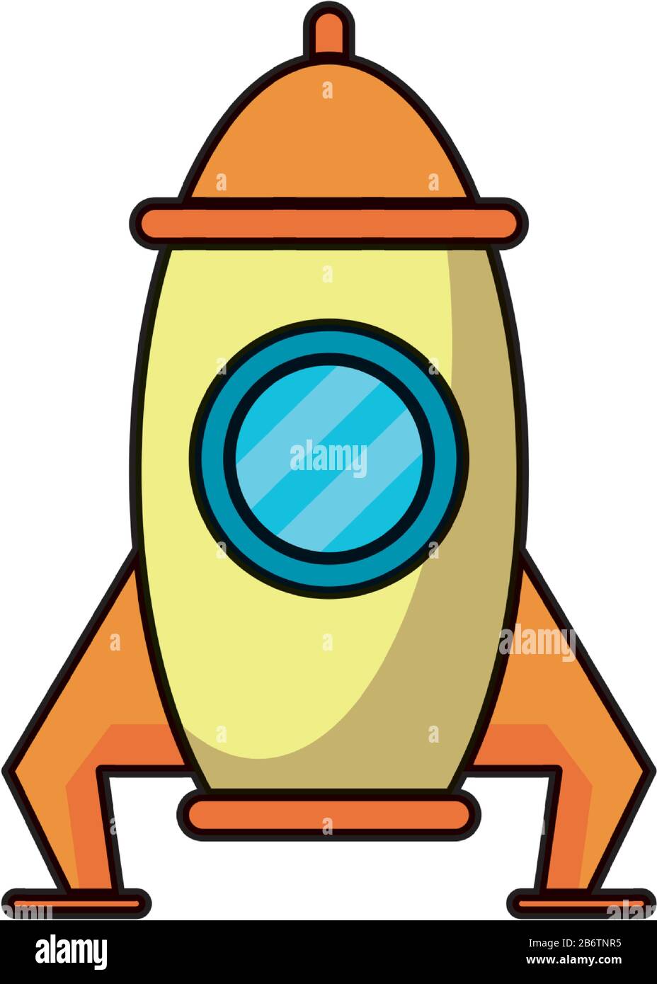 rocket child toy flat style icon Stock Vector Image & Art - Alamy