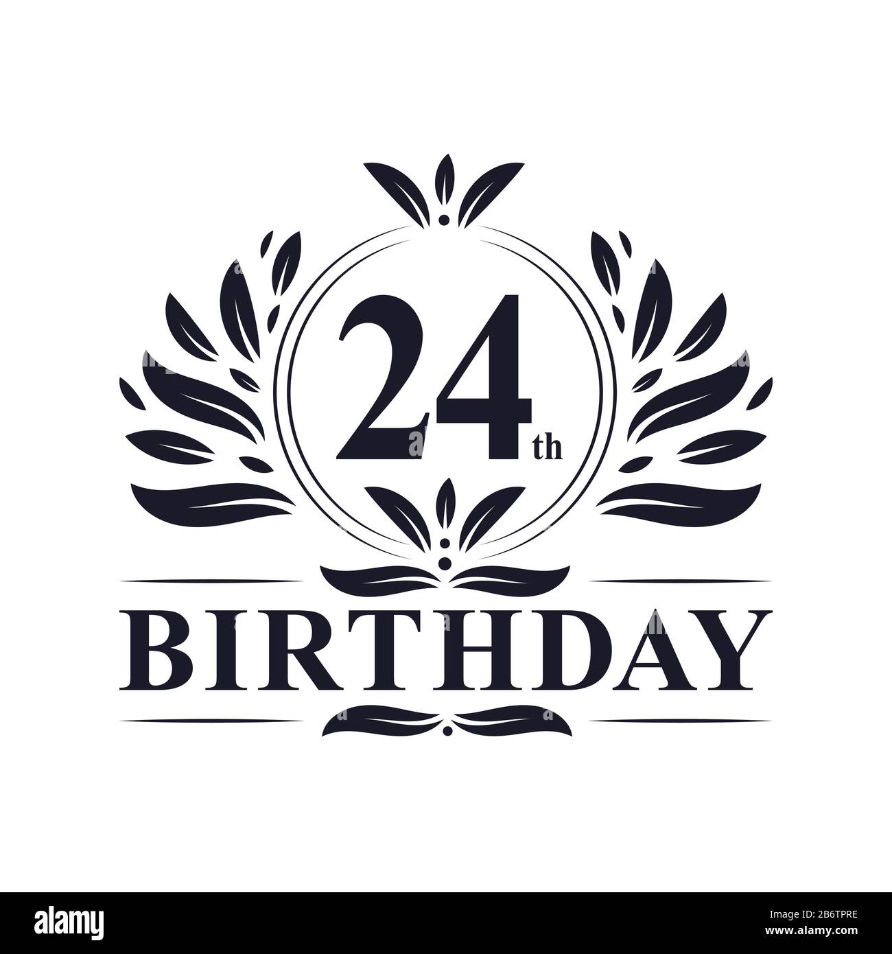 24th birthday Cut Out Stock Images & Pictures - Alamy