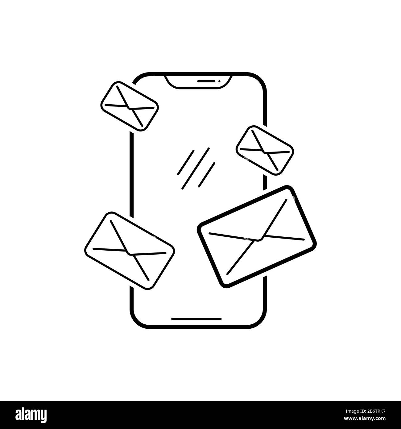 Email app icon Stock Vector Image & Art Alamy