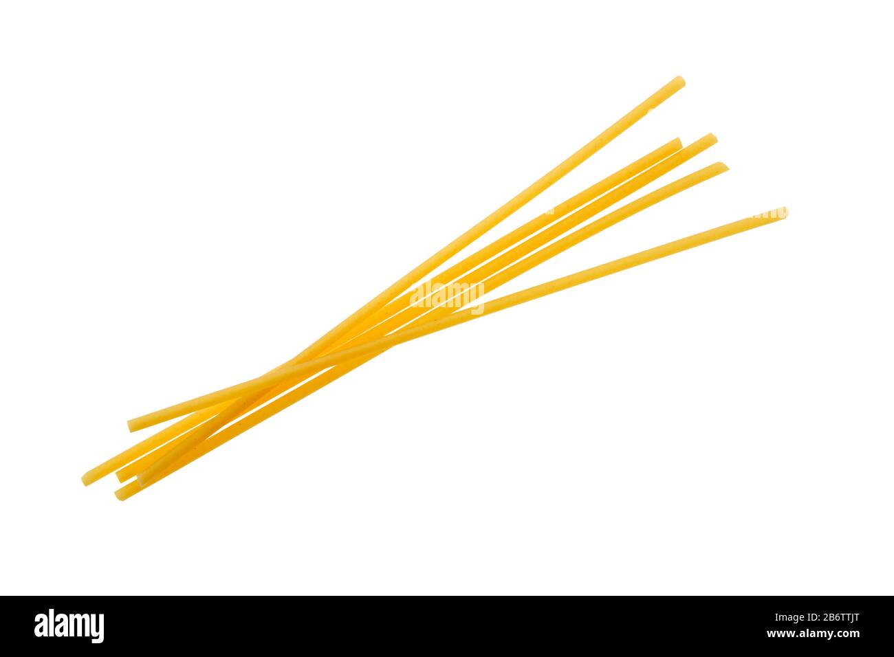 Bucatini or perciatelli thick spaghettilike pasta with a hole