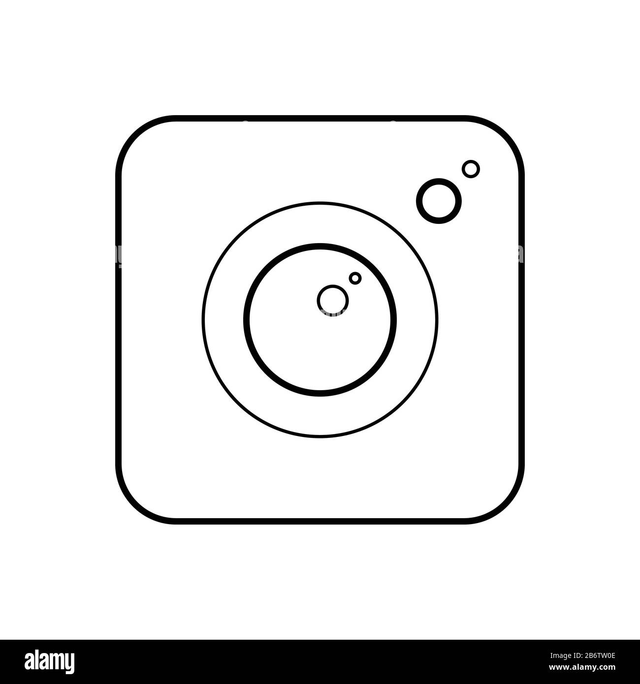 camera-app-icon-stock-vector-image-art-alamy