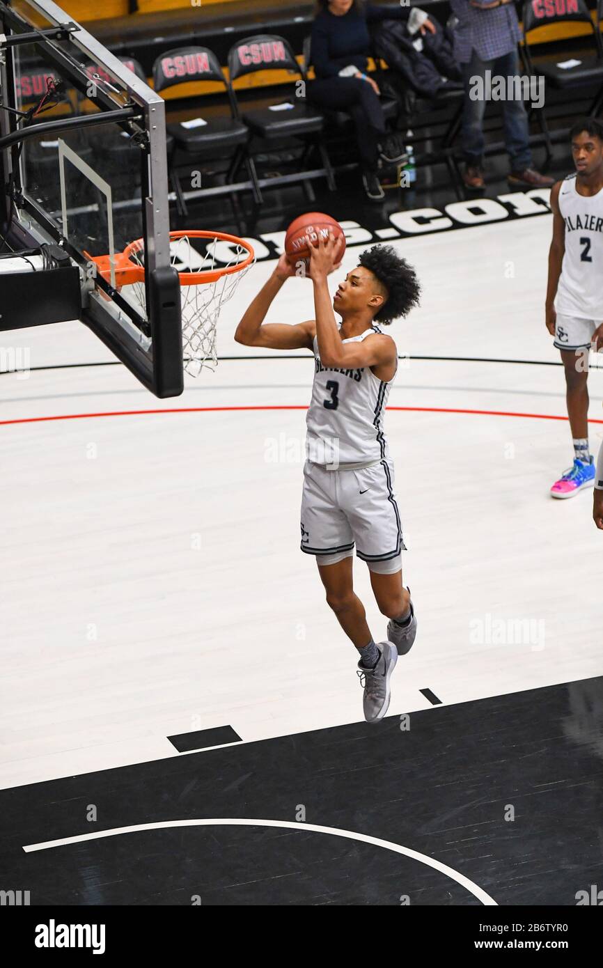 Sierra Canyon Trailblazers guard Brandon Boston Jr. (3) during a CIF ...