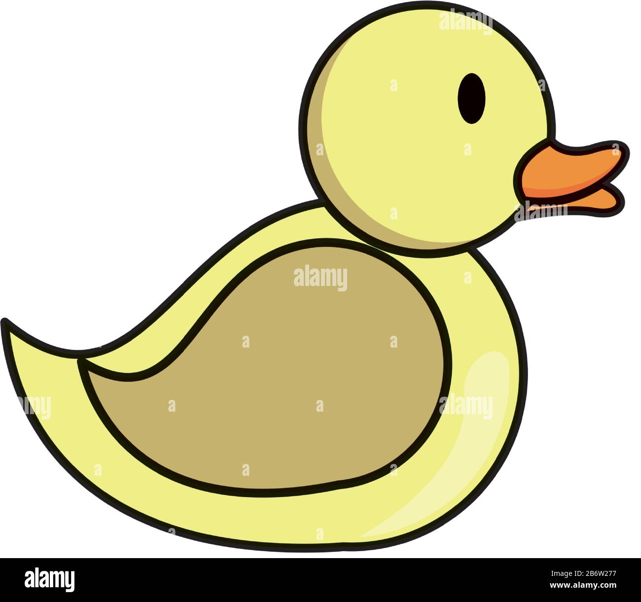 ducky child toy flat style icon Stock Vector Image & Art - Alamy