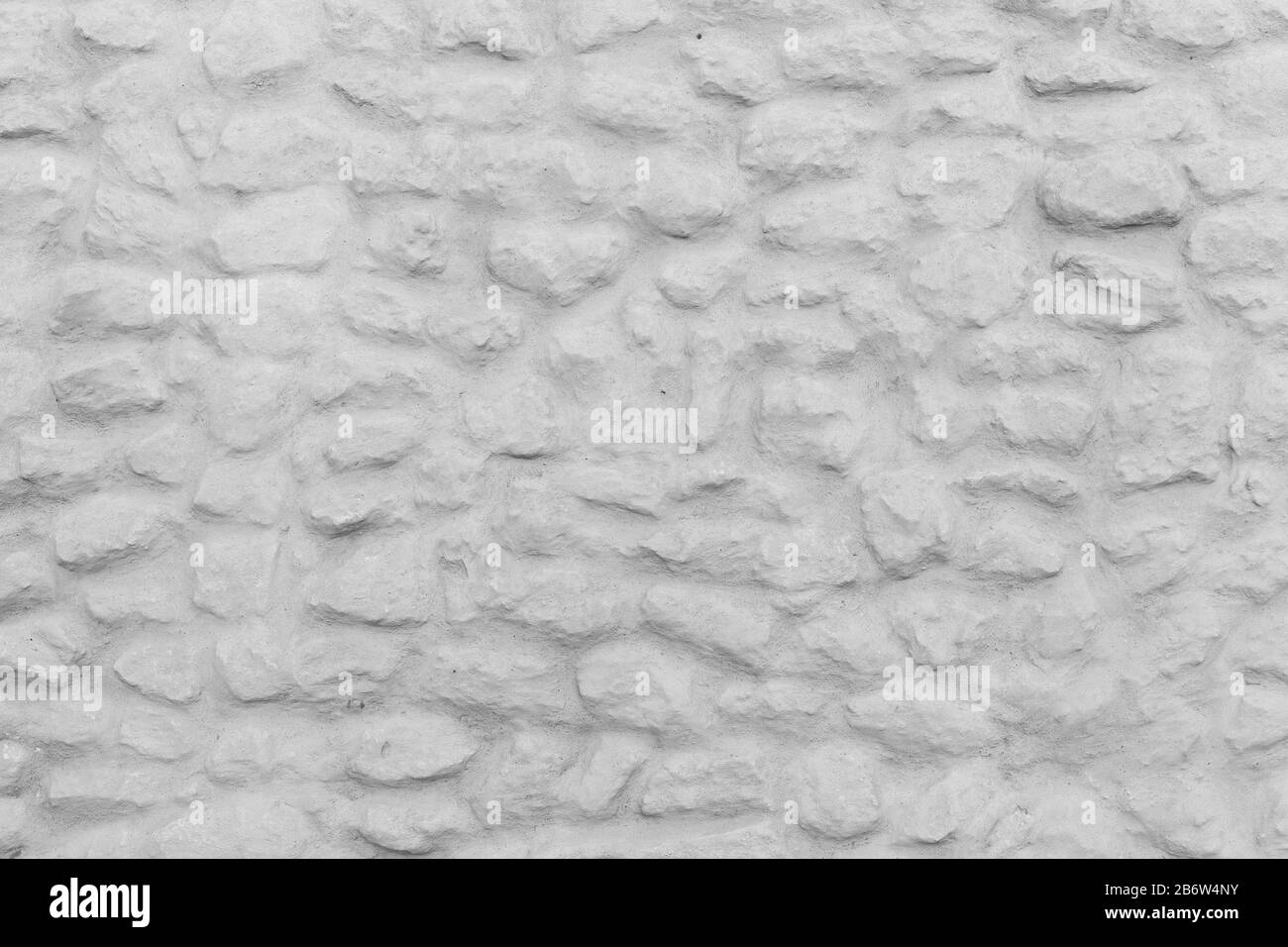 Old white painted stone wall front view, background photo texture Stock ...