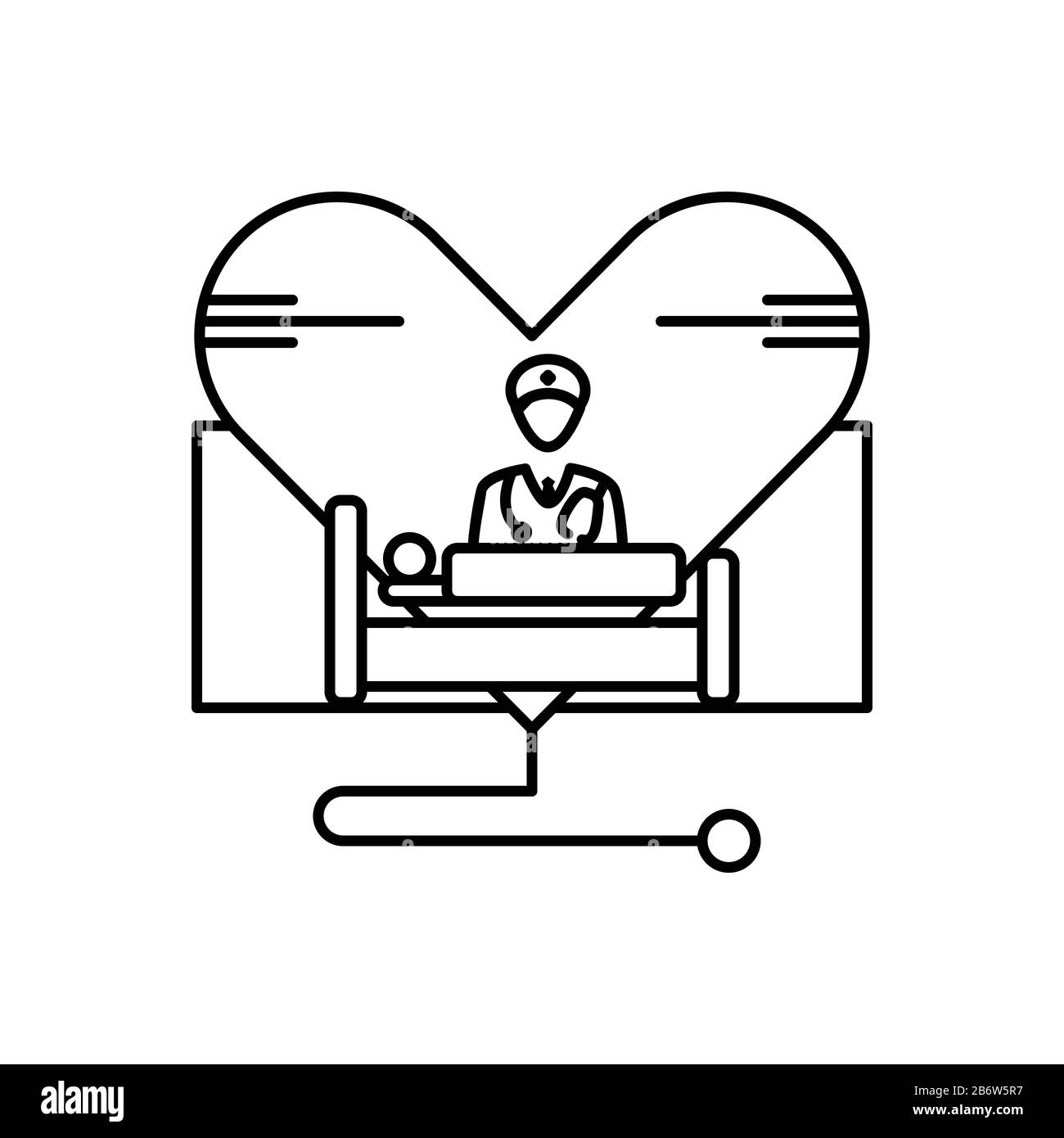 Long term care Stock Vector Images - Alamy
