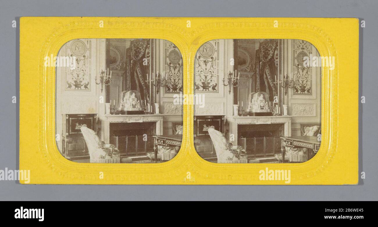Interior Of The Room Of The Empress In The Palace Of Compiegne