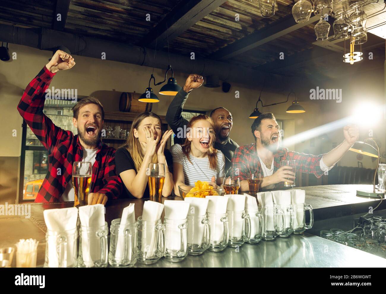 Young men going to see match hi-res stock photography and images - Alamy