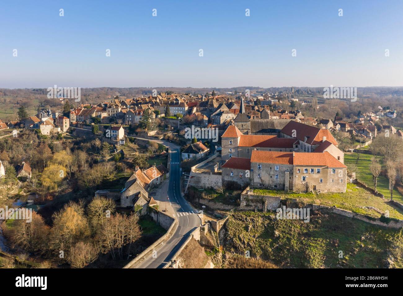 France, Indre, Berry, Saint Benoit du Sault, labelled Les Plus Beaux