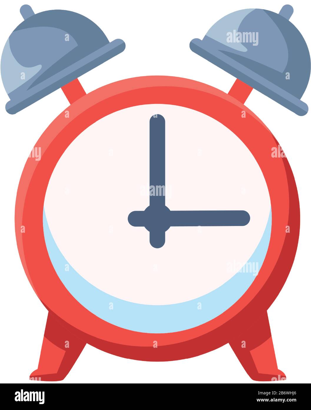 alarm time clock isolated icon Stock Vector Image & Art - Alamy