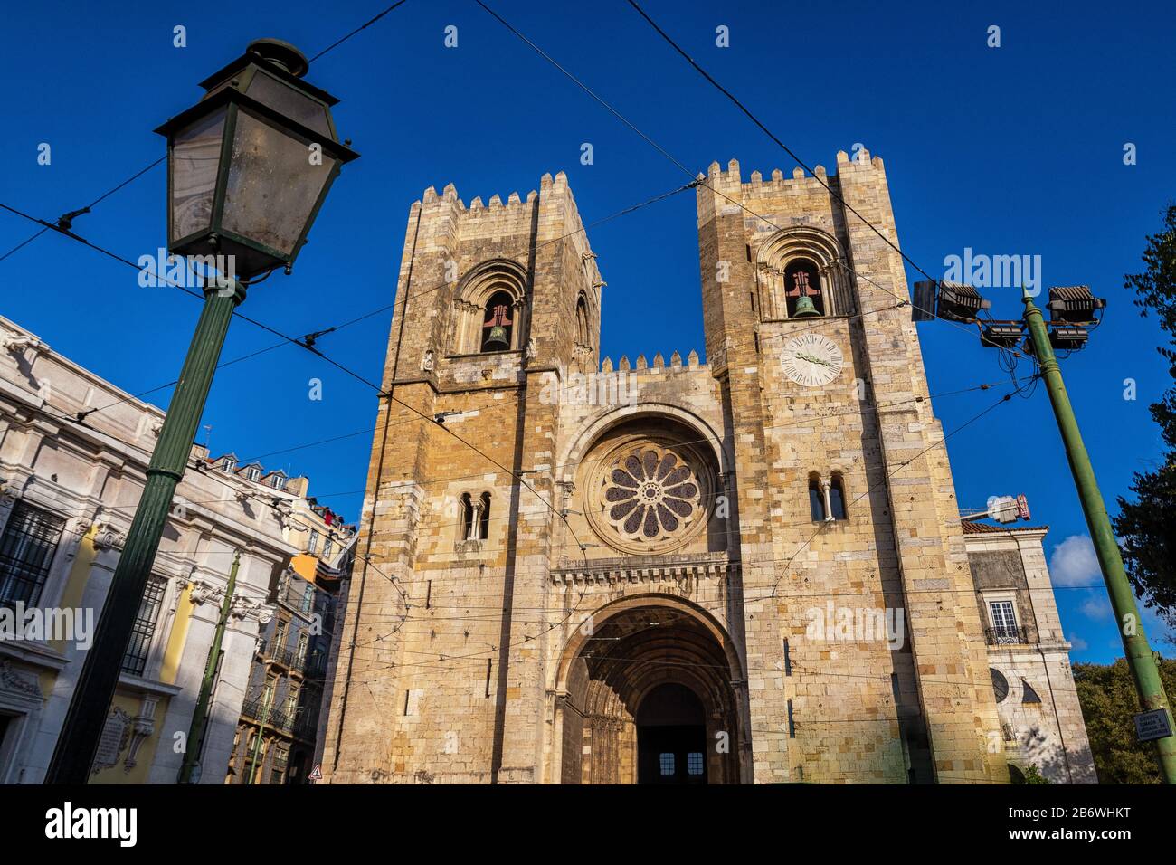 The Cathedral of Lisbon in the Portuguese capital Stock Photo