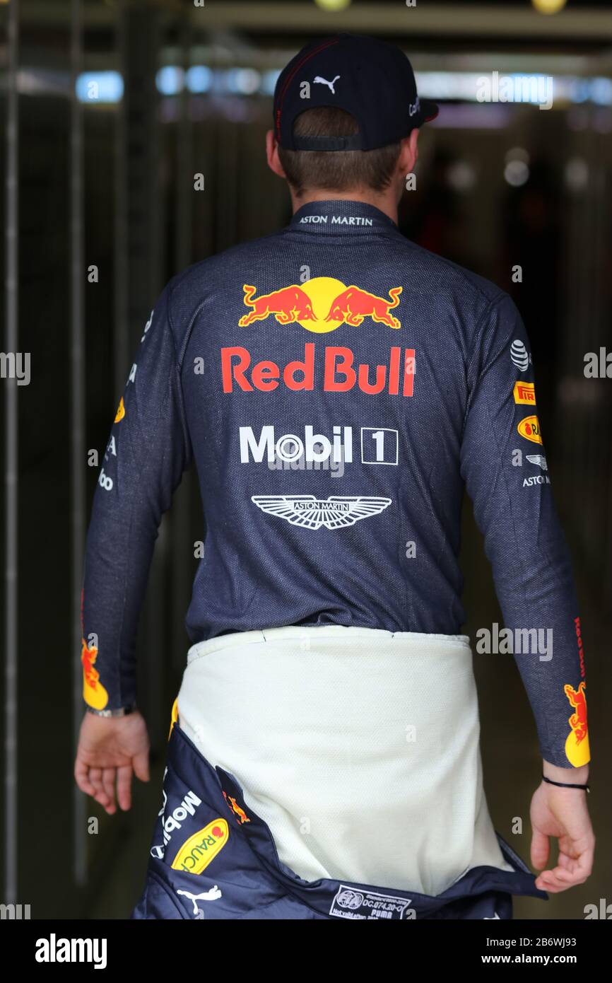 Melbourne Australia 12th March Max Verstappen Of Aston Martin Red Bull Racing Walks The Paddock