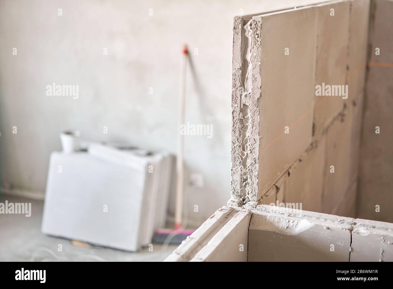 Gypsum plate. Construction of internal walls in the apartment using a