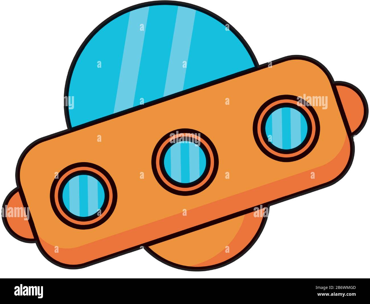 space ship flat style icon Stock Vector Image & Art - Alamy