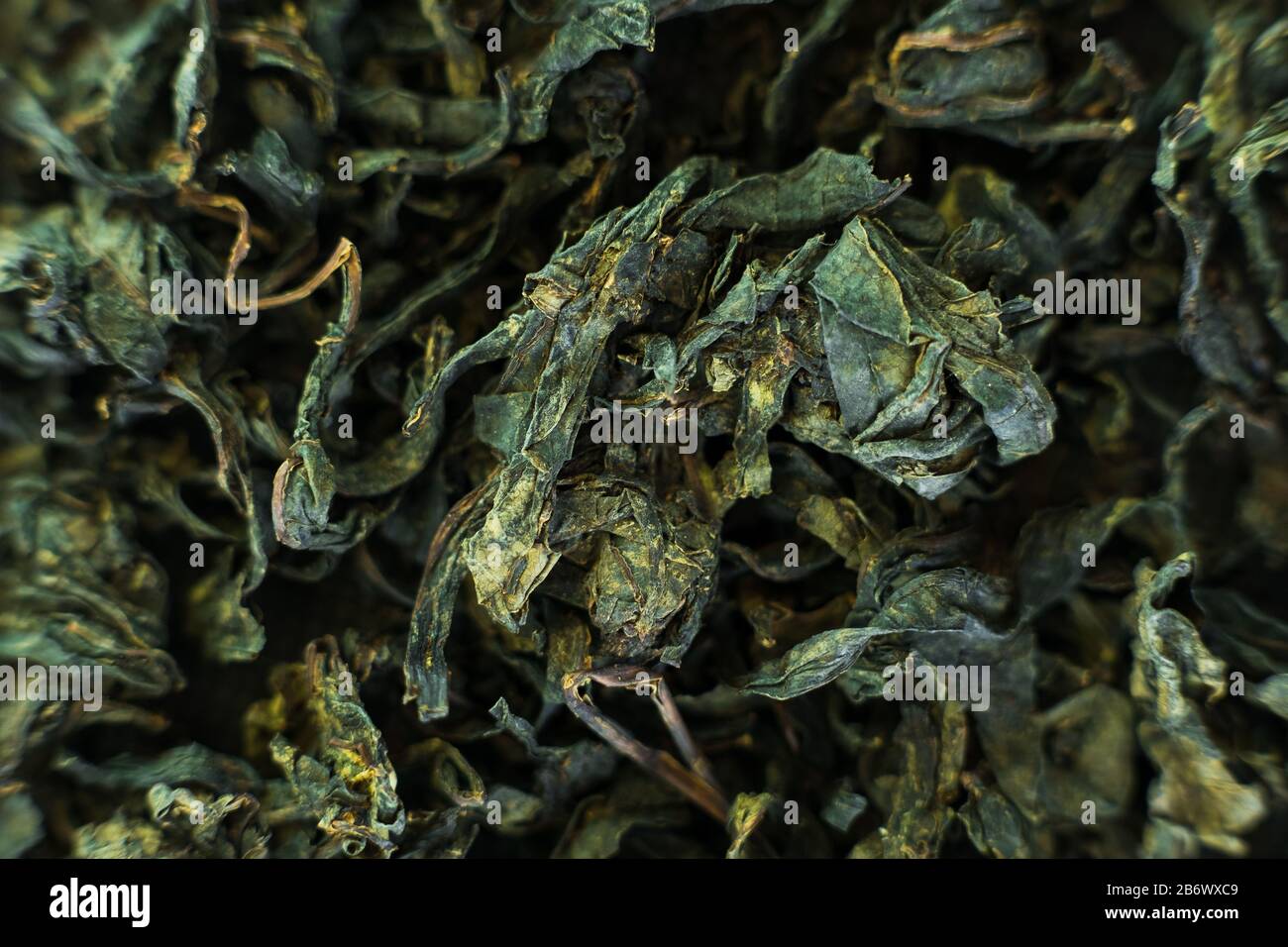 Tea leaves pile rotating drink hi-res stock photography and images - Alamy