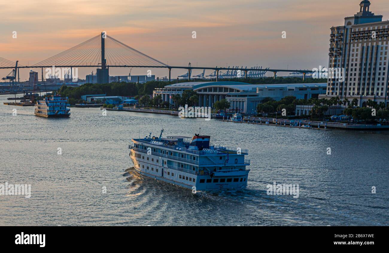 American Star at Sunset Stock Photo - Alamy