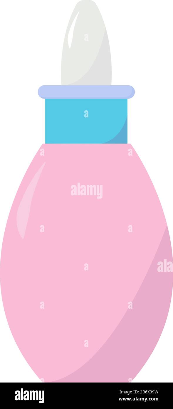 Eye drops, illustration, vector on white background. Stock Vector