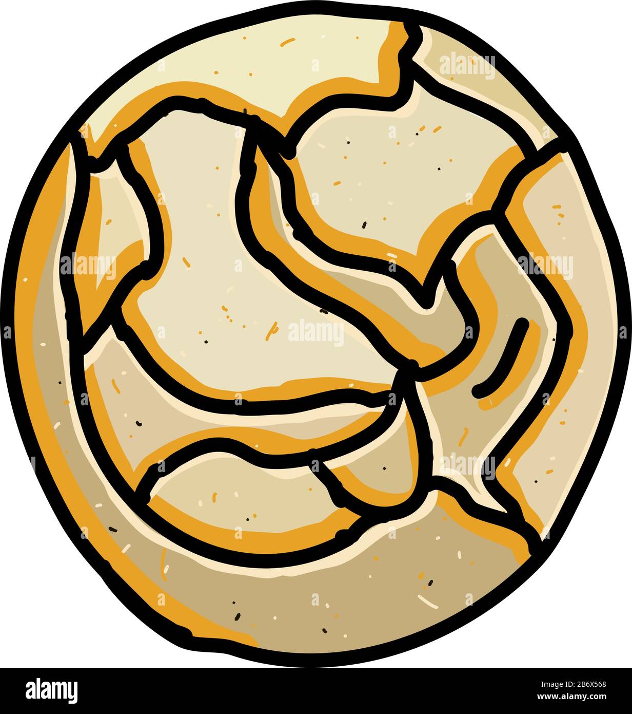 Hummus, illustration, vector on white background Stock Vector Image ...