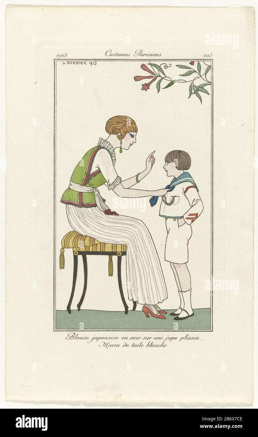 Journal des Dames et des Modes, Costumes Parisiens, 1913, No 105