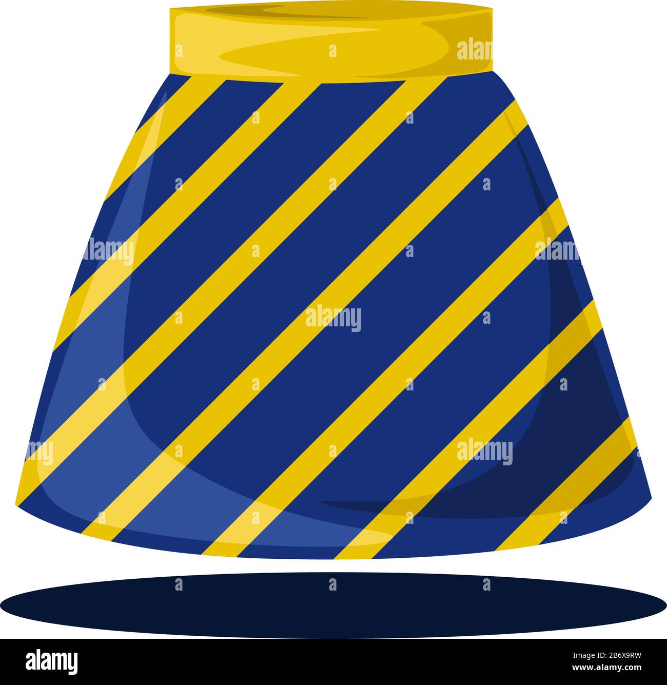 Woman skirt, illustration, vector on white background Stock Vector