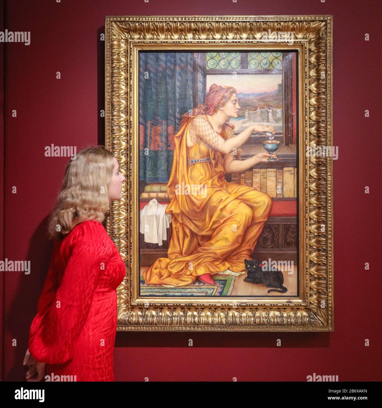 painting of a woman in an orange dress Abstract Fashion Woman in Orange Dress Canvas Wall Painting  Homcraft