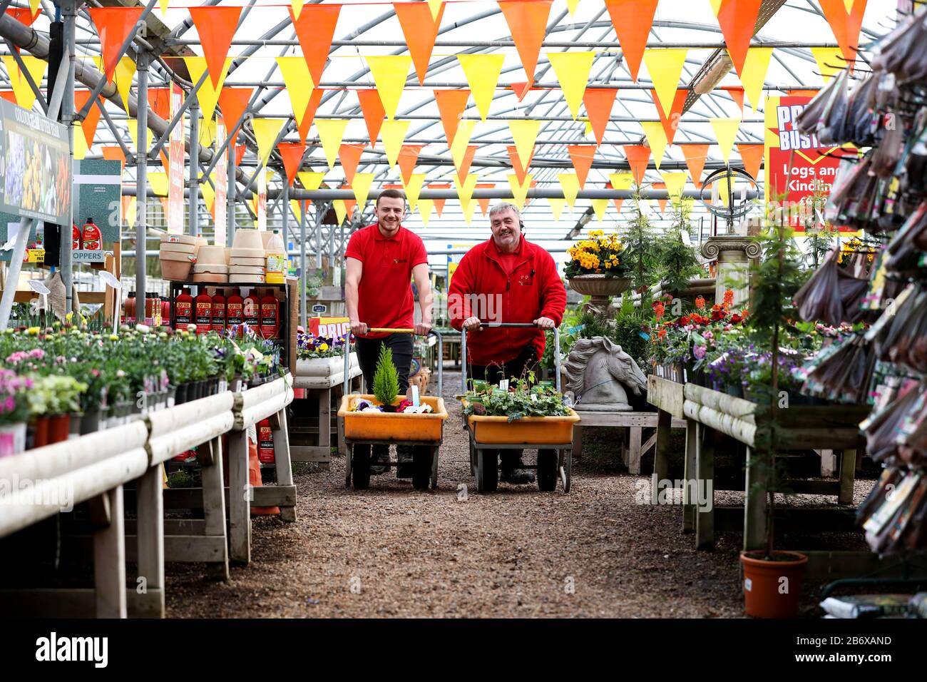 General views of Brick Kiln Garden Centre, Chichester, West Sussex, UK