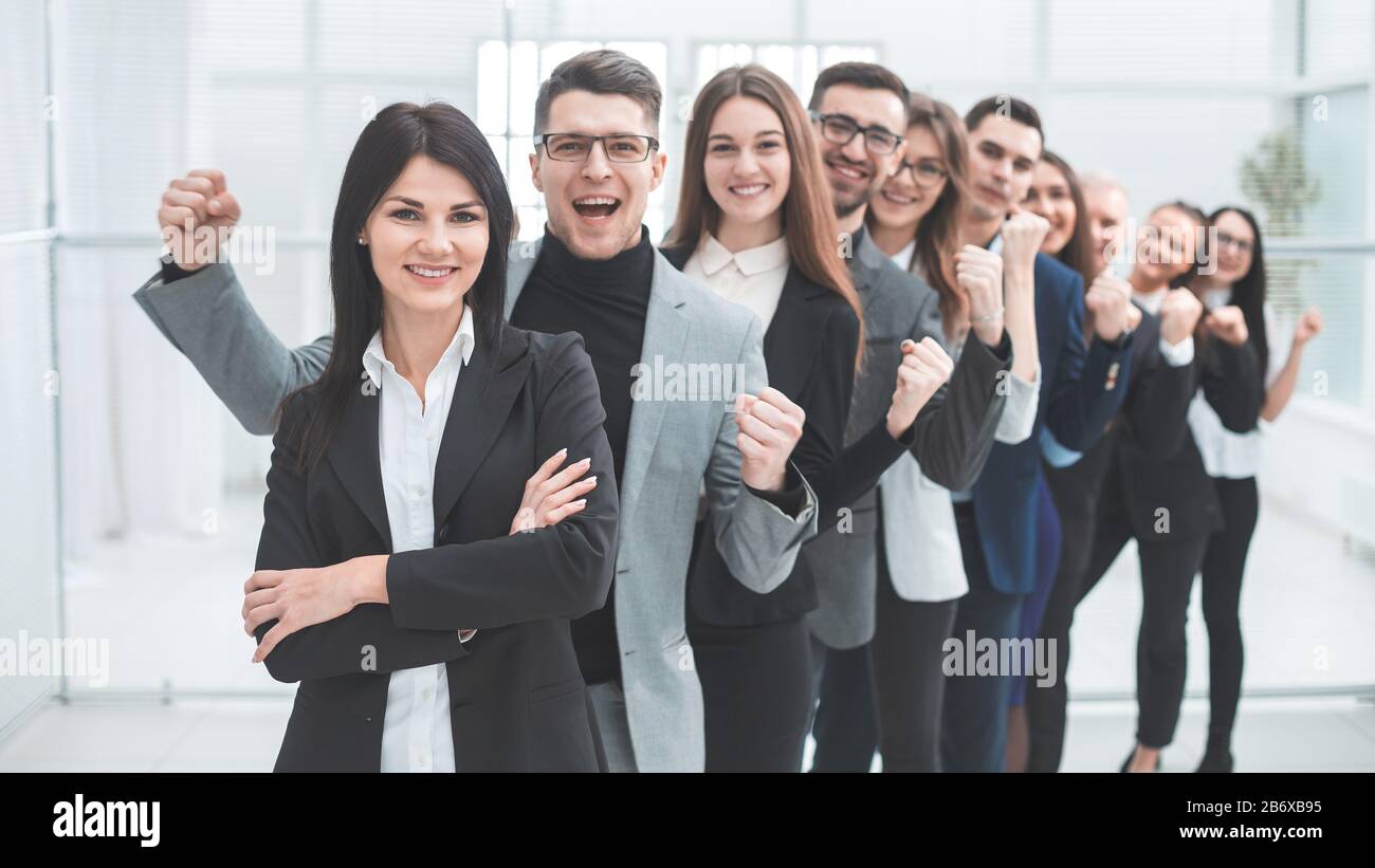happy group of diverse young people standing in a row Stock Photo - Alamy
