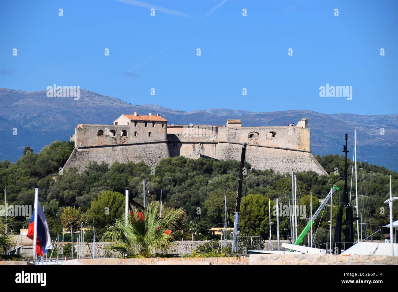 Fort Carre, Antibes, South of France Stock Photo