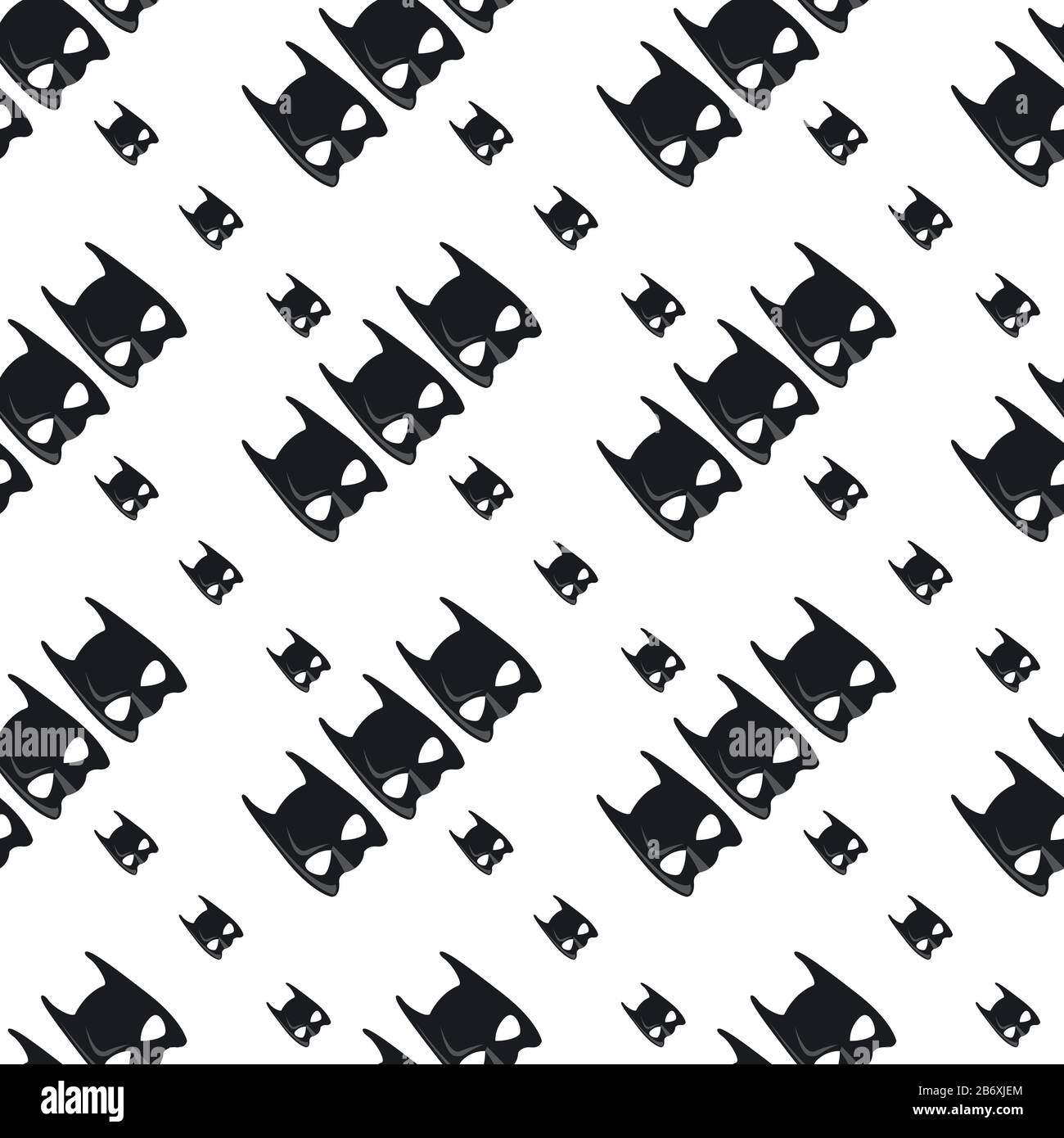 Batman mask pattern, illustration, vector on white background Stock Vector  Image & Art - Alamy