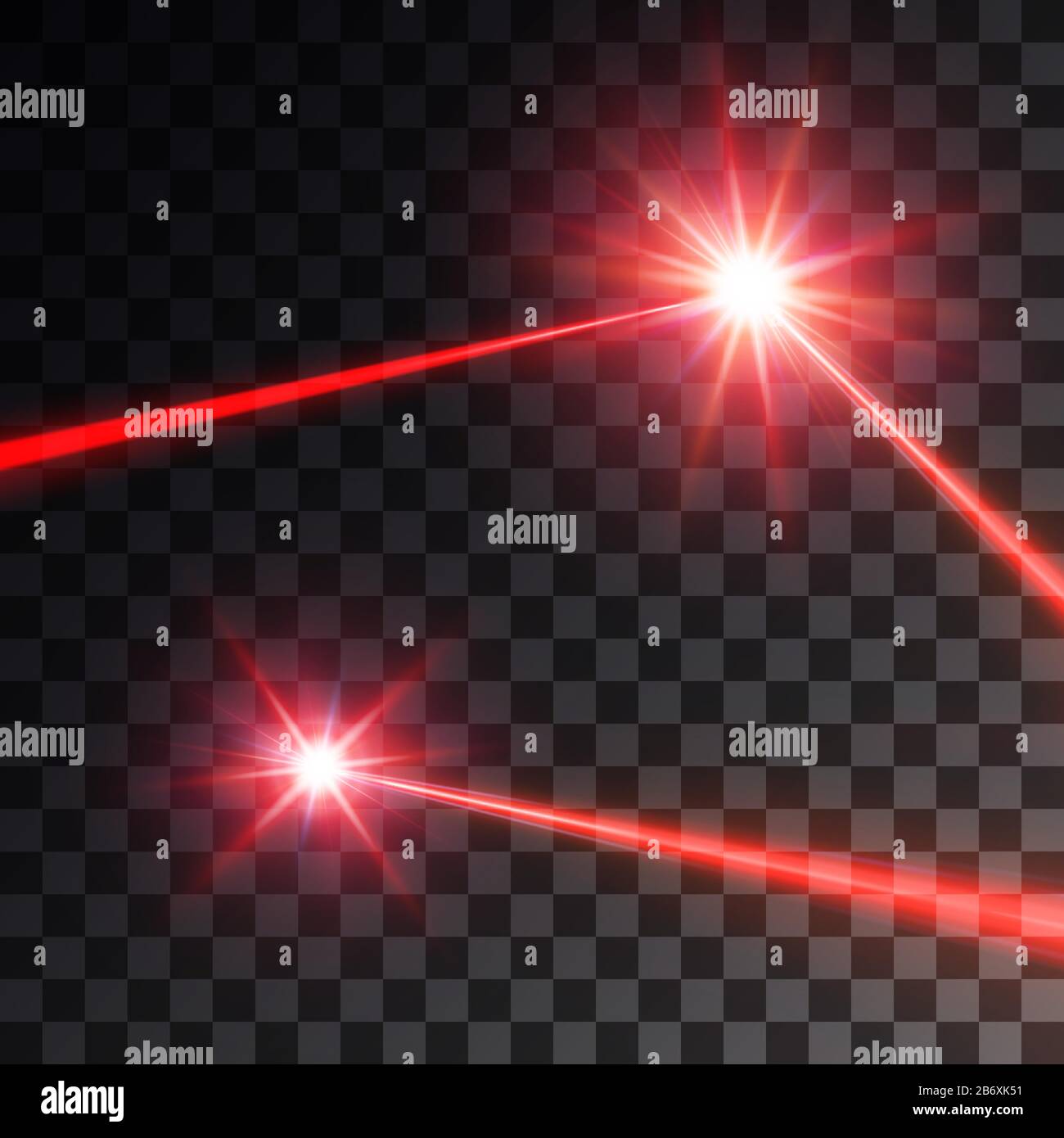red laser beam set, vector illustration Stock Vector Image & Art Alamy