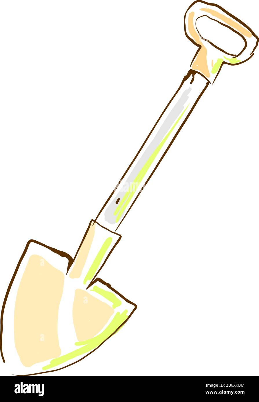 Shovel drawing hires stock photography and images Alamy