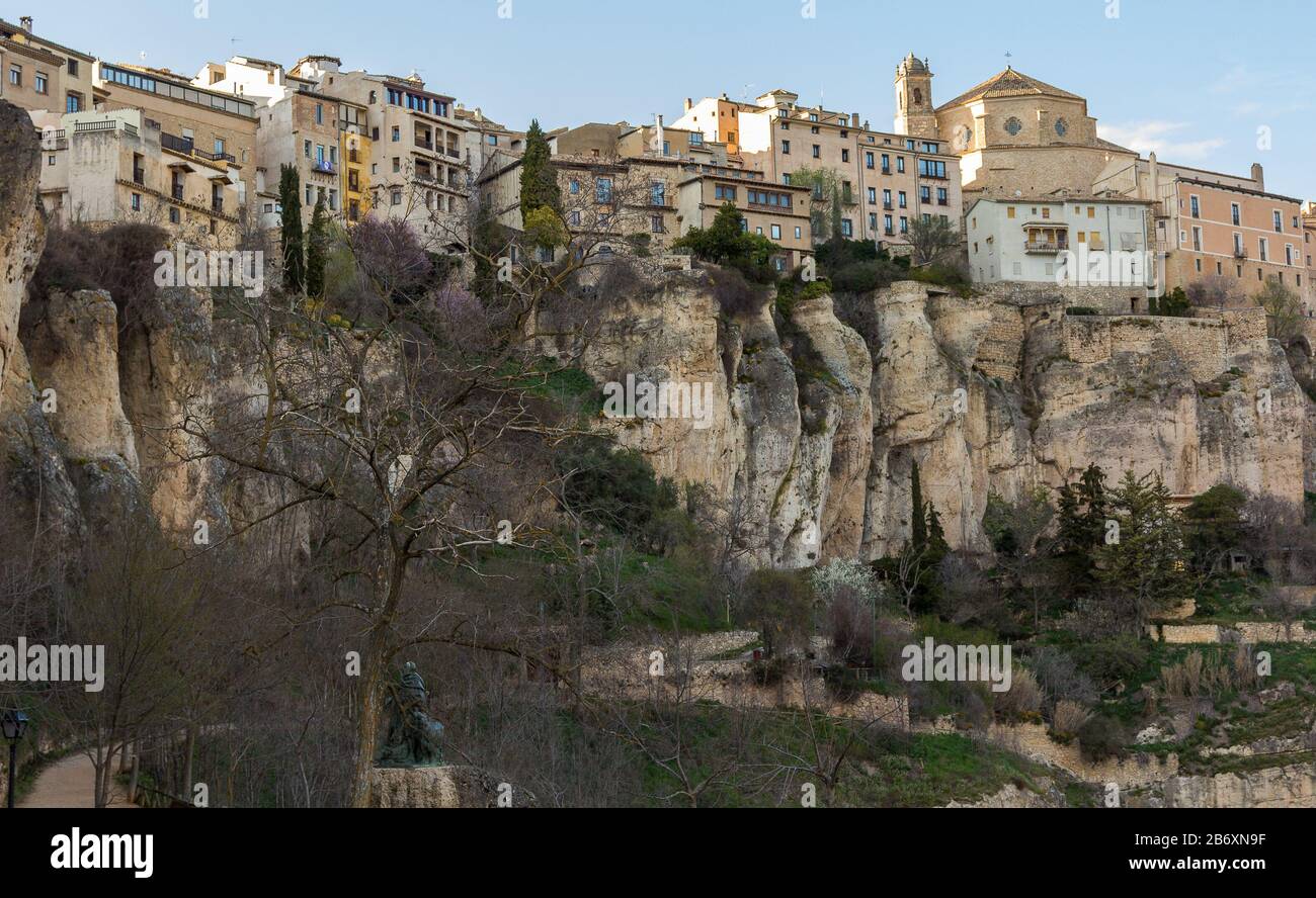 General view of the historic city of Cuenca, Spain Stock Photo