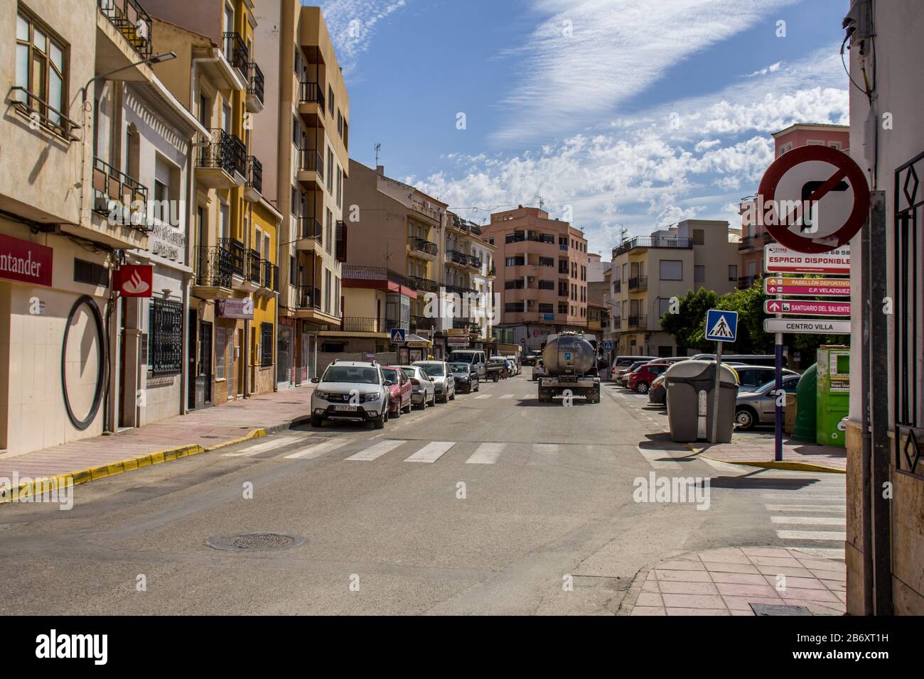 Albox a Small Rural Town in Andalucia Spain Stock Photo