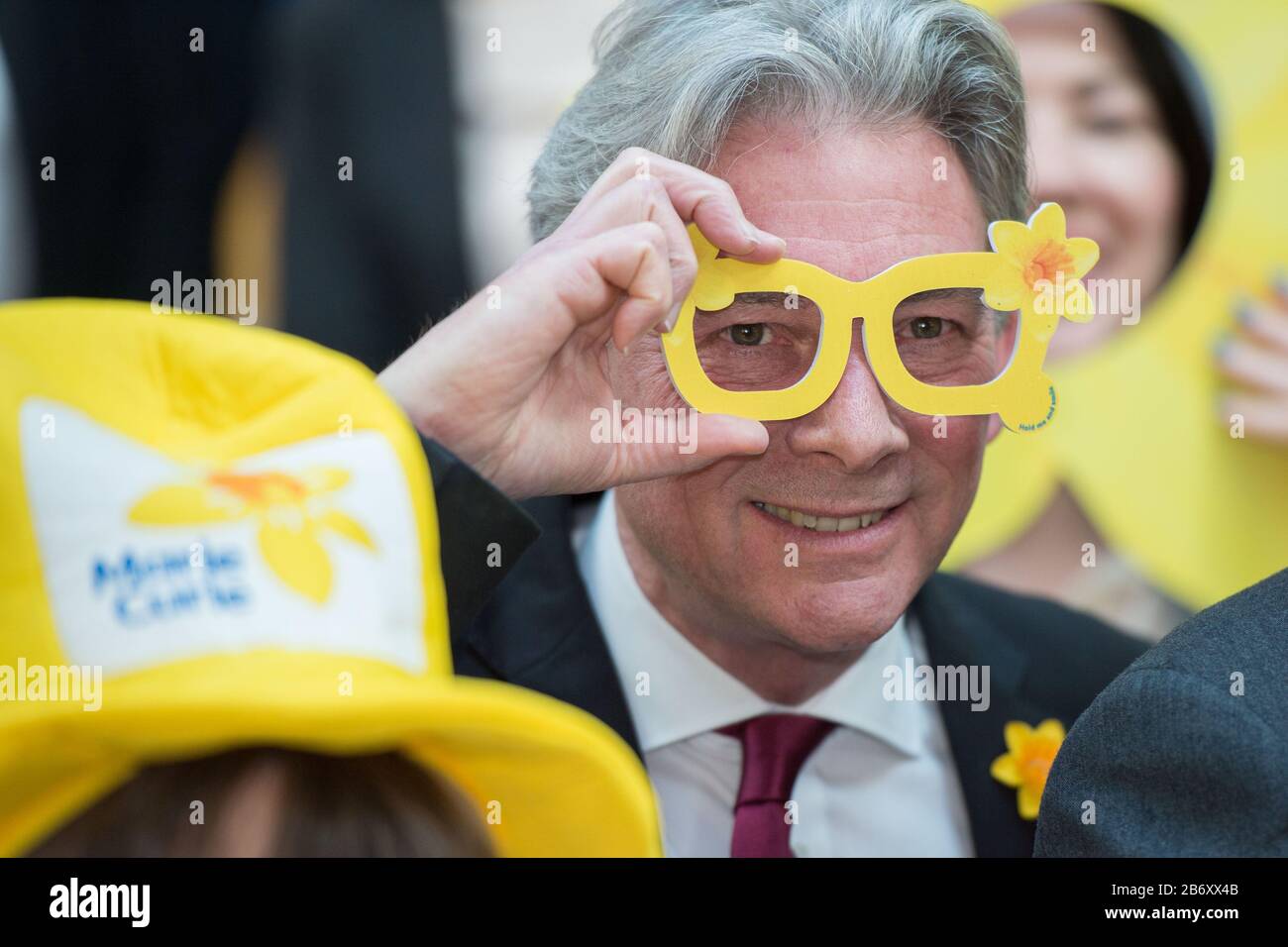 Edinburgh, UK. 12th Mar, 2020. Pictured: Richard Leonard MSP - Leader of the Scottish Labour Party. Photo call for Marie Curie Photo call for Marie Curie charity, in the Scottish Parliament. Credit: Colin Fisher/Alamy Live News Stock Photo
